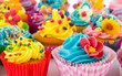 Birthday cupcakes