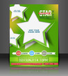 star night party brochure, flyer, magazine cover