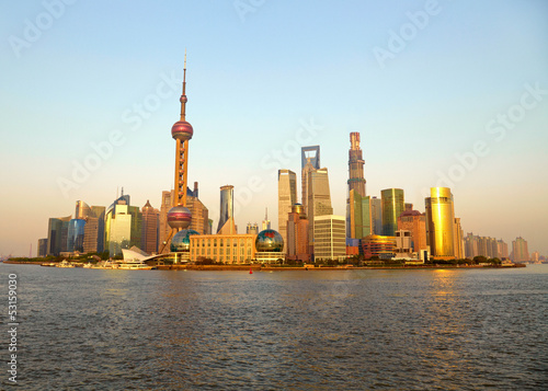 Photo: Shanghai skyline. View from the bund Shanghai skyline. View from the bund