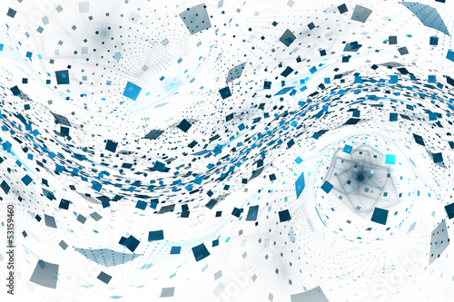 Illustration: Blue abstract background Blue abstract background