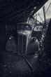 abandoned classic car