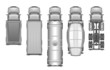 Vector: Truck set Truck set