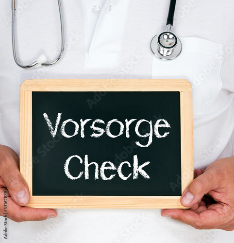 Photo: Vorsorge Check Vorsorge Check