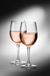 Verre de vin rosé