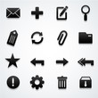 Email icons set