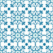 Seamless Tile Pattern in blue