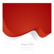 Abstract Monaco flag ribbon vector