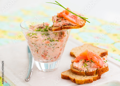Photo: salmon spread salmon spread