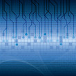 Abstract tech binary background