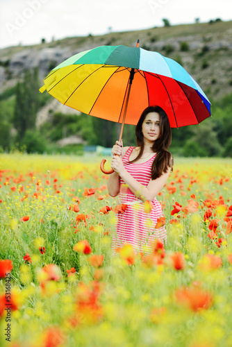 Photo: with umbrella with umbrella