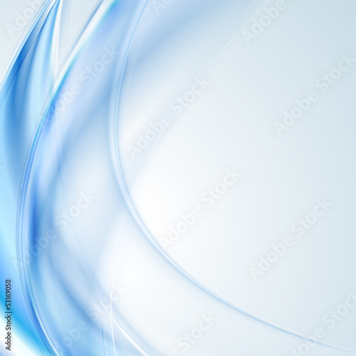 Vector: Bright blue wavy design Bright blue wavy design