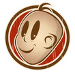 retro cartoon kopf
