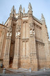 canvas print picture - Toledo - East facade of Monasterio San Juan
