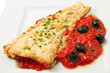Foto: cooked cod loins with home made tomato sauce cooked cod loins with home made tomato sauce