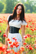 Photo: girl in poppies field girl in poppies field
