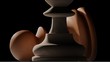 Chess pawn winner