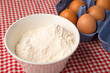 Flour and eggs