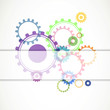 Vektor: Vector Illustration of Abstract Cog Wheels Vector Illustration of Abstract Cog Wheels