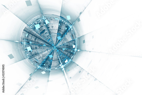 Illustration: Blue abstract background Blue abstract background