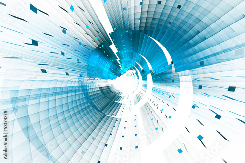 Illustration: Blue abstract background Blue abstract background