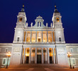 canvas print picture - Madrid - Almudena cathedral