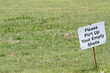Empty Shells Sign At Shooting Range