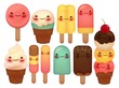 Set of Lovely Ice Cream - Vector File EPS10