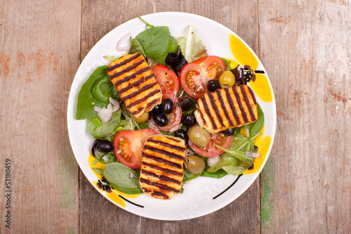 Photo: halloumi salads halloumi salads
