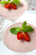 strawberry mousse