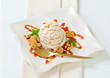 Photo: Walnut ice cream with caramel sauce Walnut ice cream with caramel sauce