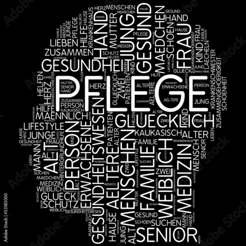 Illustration: Pflege Pflege
