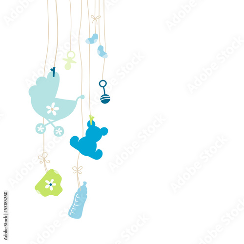 Vector: Hanging Baby Symbols Boy Hanging Baby Symbols Boy