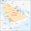 Saudi Arabia map