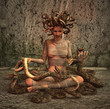 donna con serpenti - medusa
