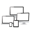 vector pack set computer tablet electronic devices