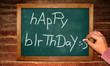 Kreidetafel - Happy Birthday
