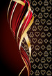 Abstract Poker banner, vector illustration