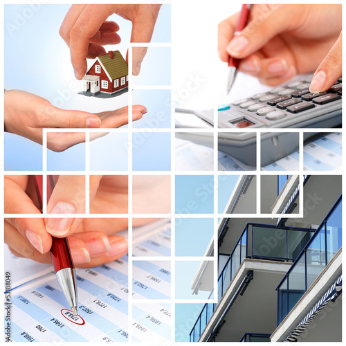 Photo: Real estate collage. Real estate collage.