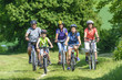 Radtour mit der Familie