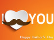 Vector: Happy Father Day Mustache Love Happy Father Day Mustache Love