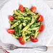 noodles with spinach