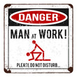 retro style humor tin sign