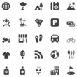 Vector: travel black icons set 2 travel black icons set 2