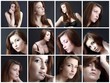 Foto: 12 portraits of a beautiful young woman 12 portraits of a beautiful young woman