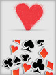 Vector: Playing cards symbol background Playing cards symbol background