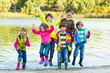 Photo: Kids in rubber boots Kids in rubber boots