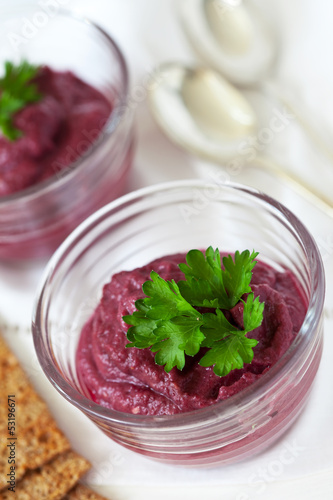 Photo: Beetroot mousse Beetroot mousse