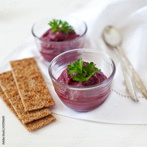 Photo: Beetroot mousse Beetroot mousse