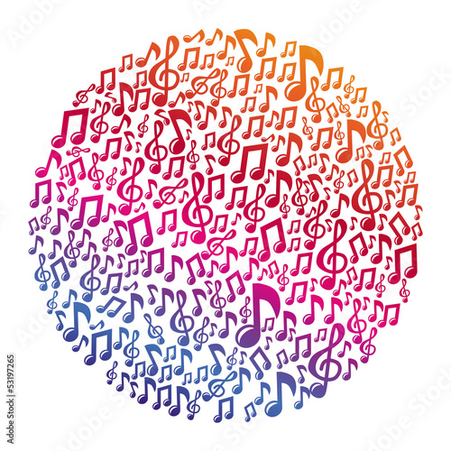 Vector: Vector music concept - musical notes Vector music concept - musical notes