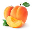 Photo: Apricots isolated on white Apricots isolated on white